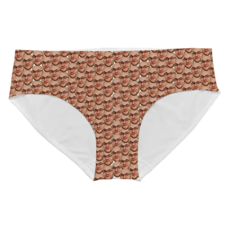 Töff Bikini með andlitsmyndum
