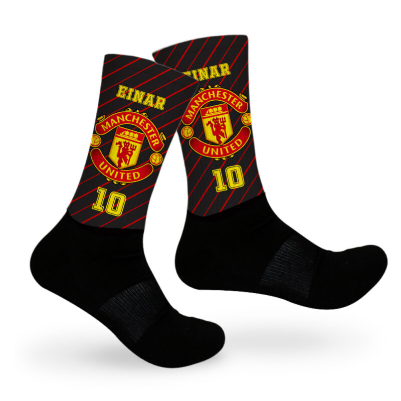 Man utd Sokkar með nafni og númeri