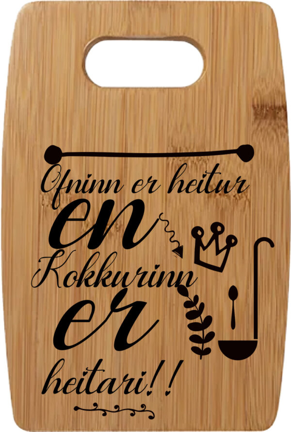 Skurðarbretti - Heitari kokkur