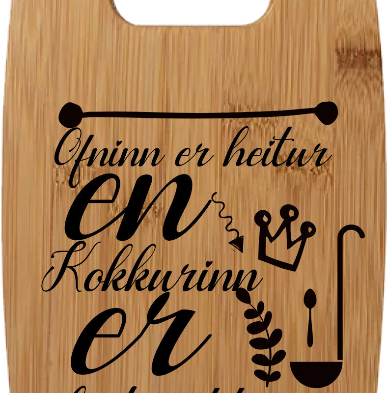 Skurðarbretti - Heitari kokkur