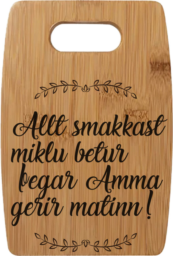 Skurðarbretti - Allt smakkast betur