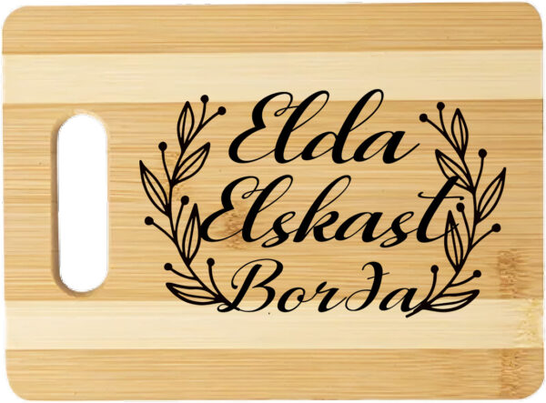 Skurðarbretti - Elda elskast borða