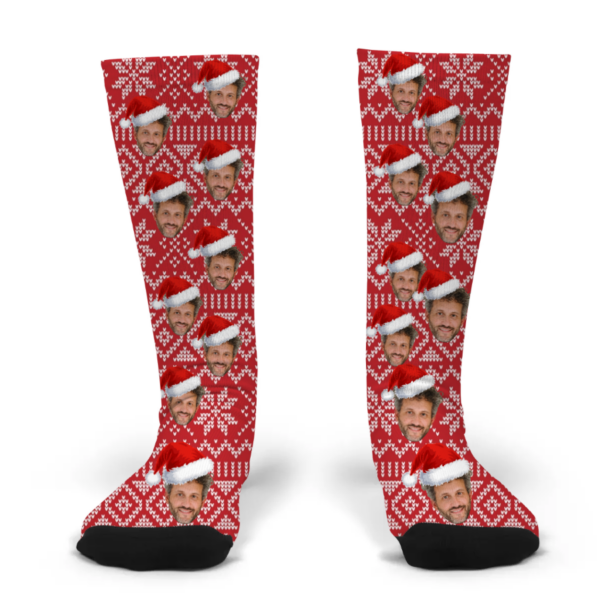 Jólasokkar með þinni andlitsmynd.