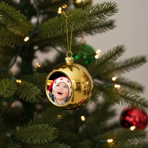 Jólakúla með mynd