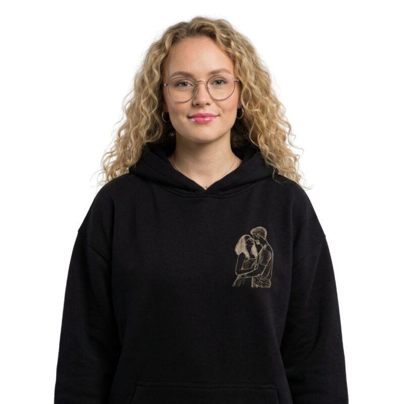 Töff Hettupeysa með teiknaðri mynd