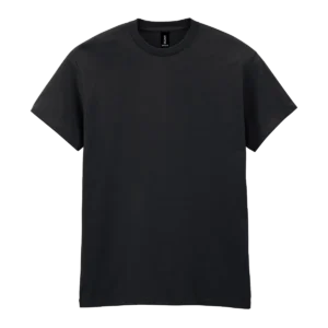 Gildan Heavy Cotton 5000 svartur unisex bolur