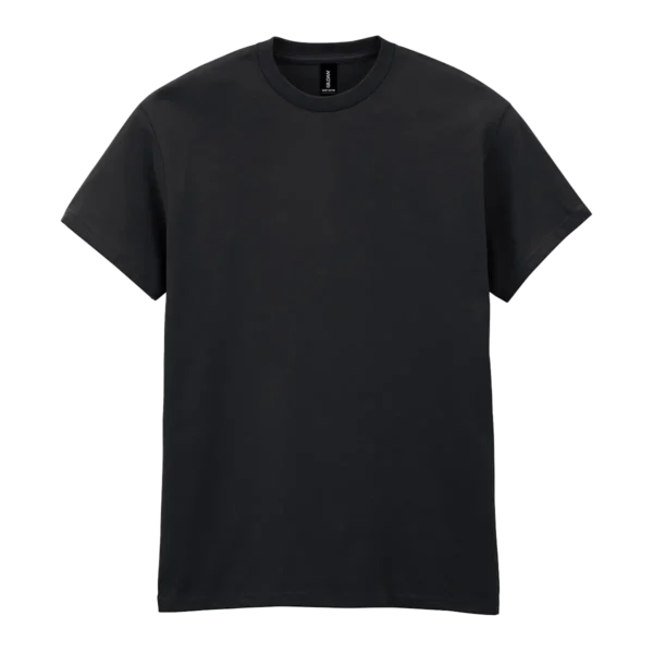 Gildan Heavy Cotton 5000 svartur unisex bolur