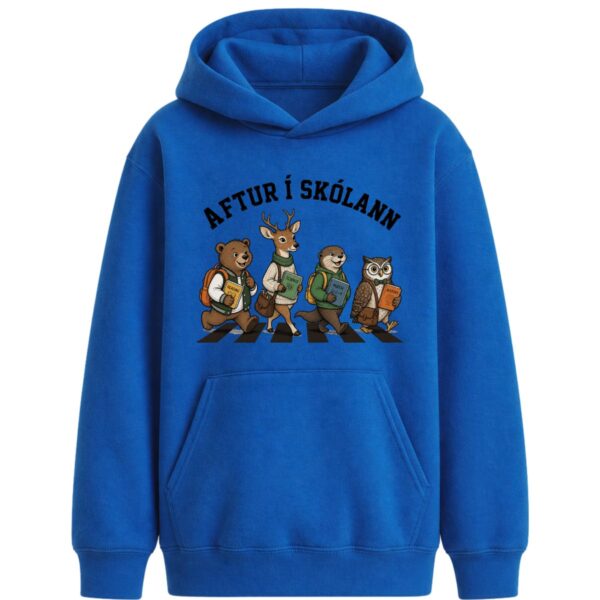 Skólapeysa Aftur í skólann skógarvinir
